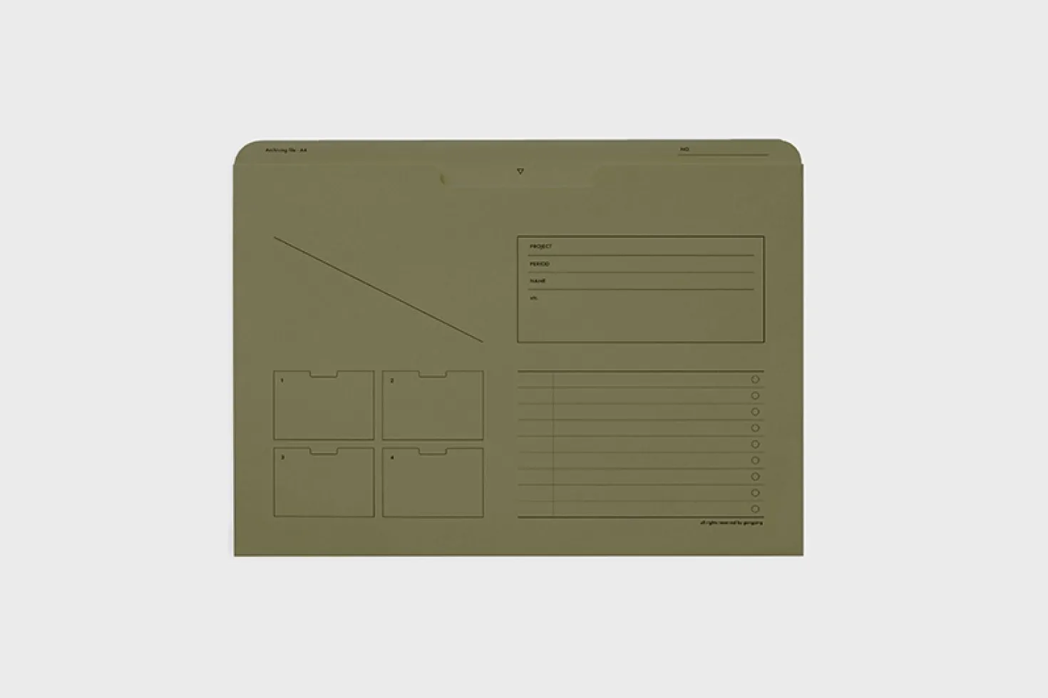 A4 Analogue Archiving Pocket Holder