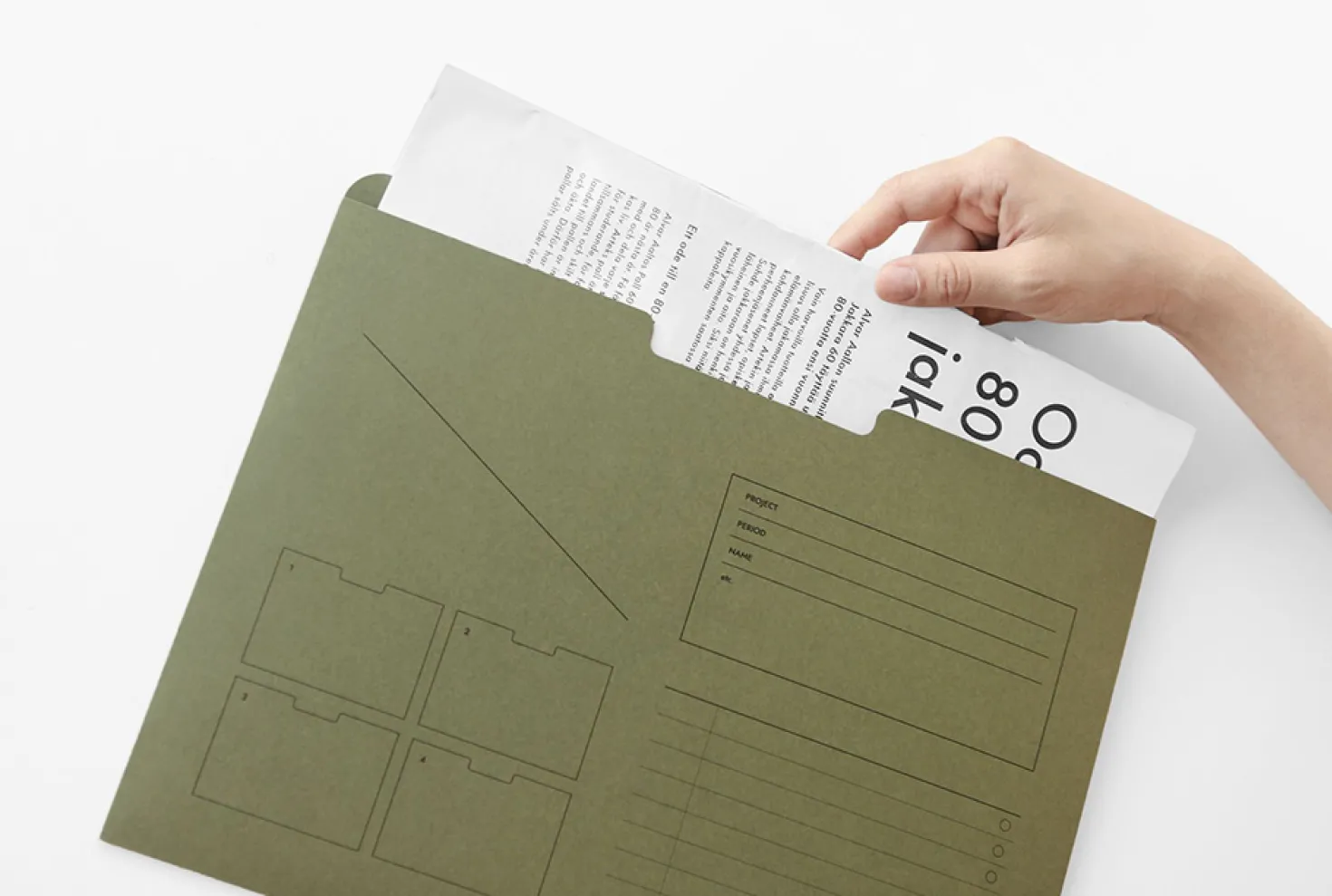 A4 Analogue Archiving Pocket Holder