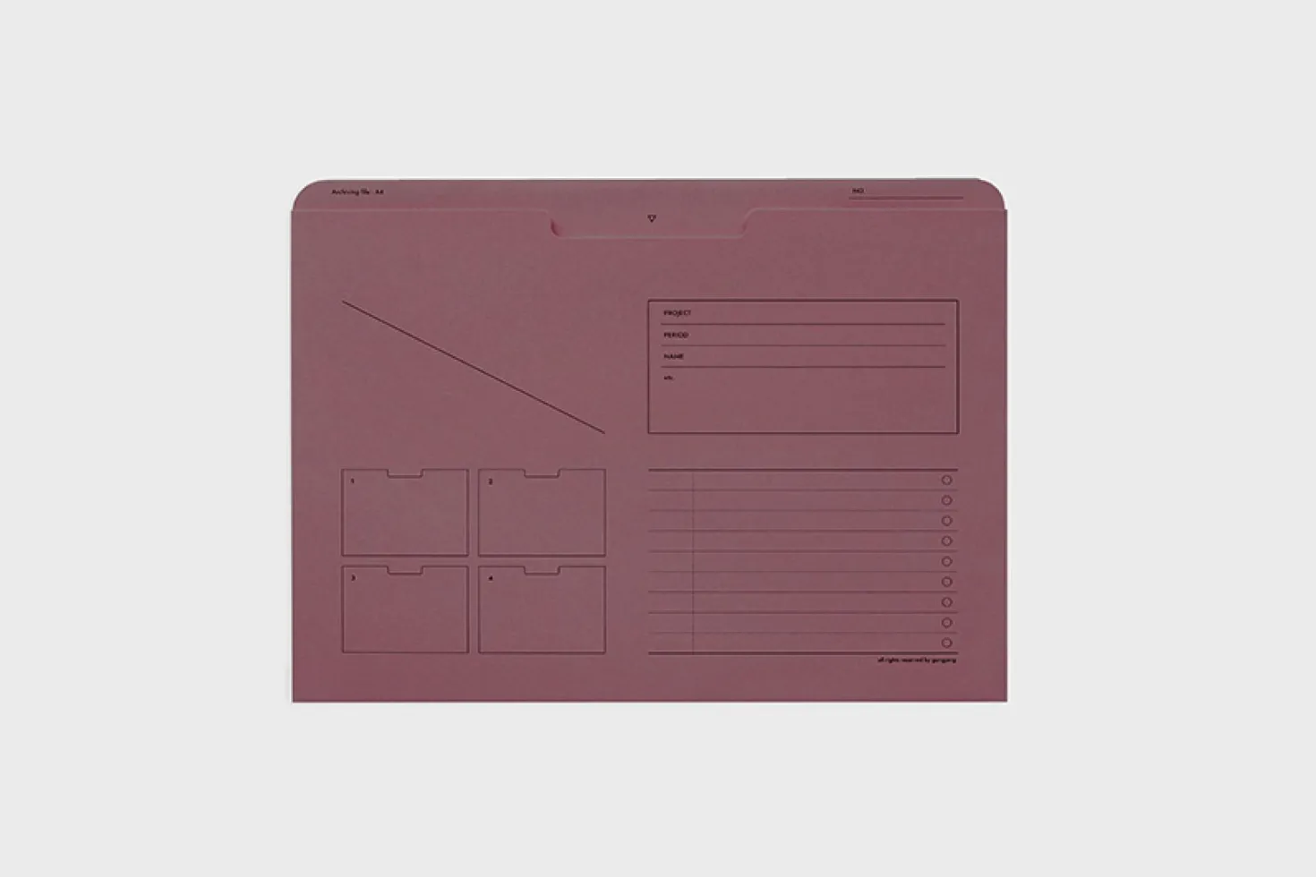A4 Analogue Archiving Pocket Holder