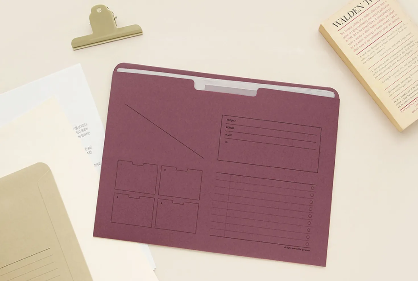 A4 Analogue Archiving Pocket Holder
