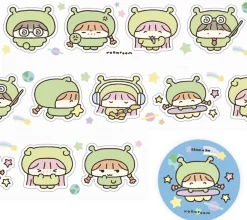 Alien Girl Kiss Cut Sticker Tape