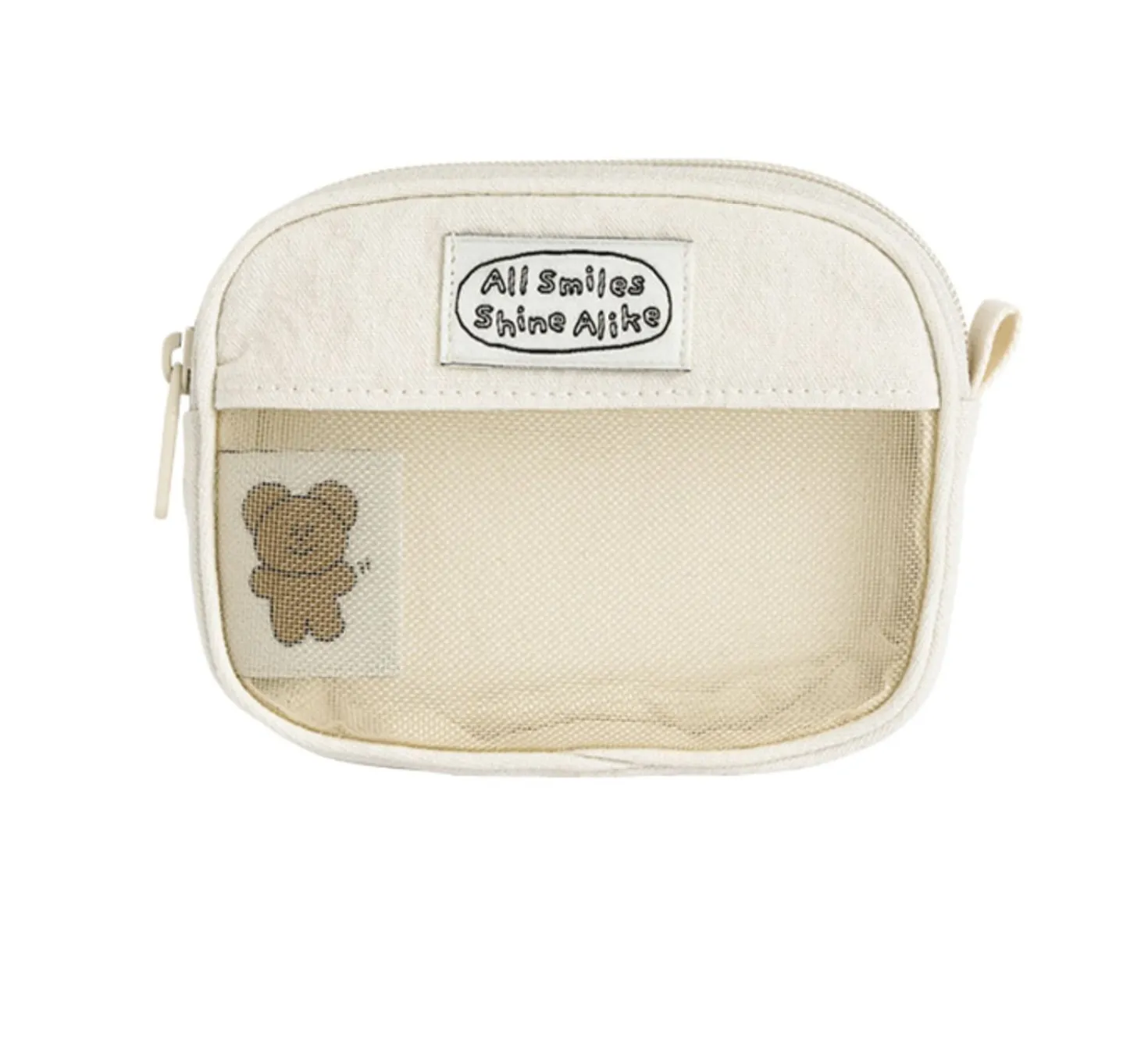 All Smiles Mesh Card Pouch