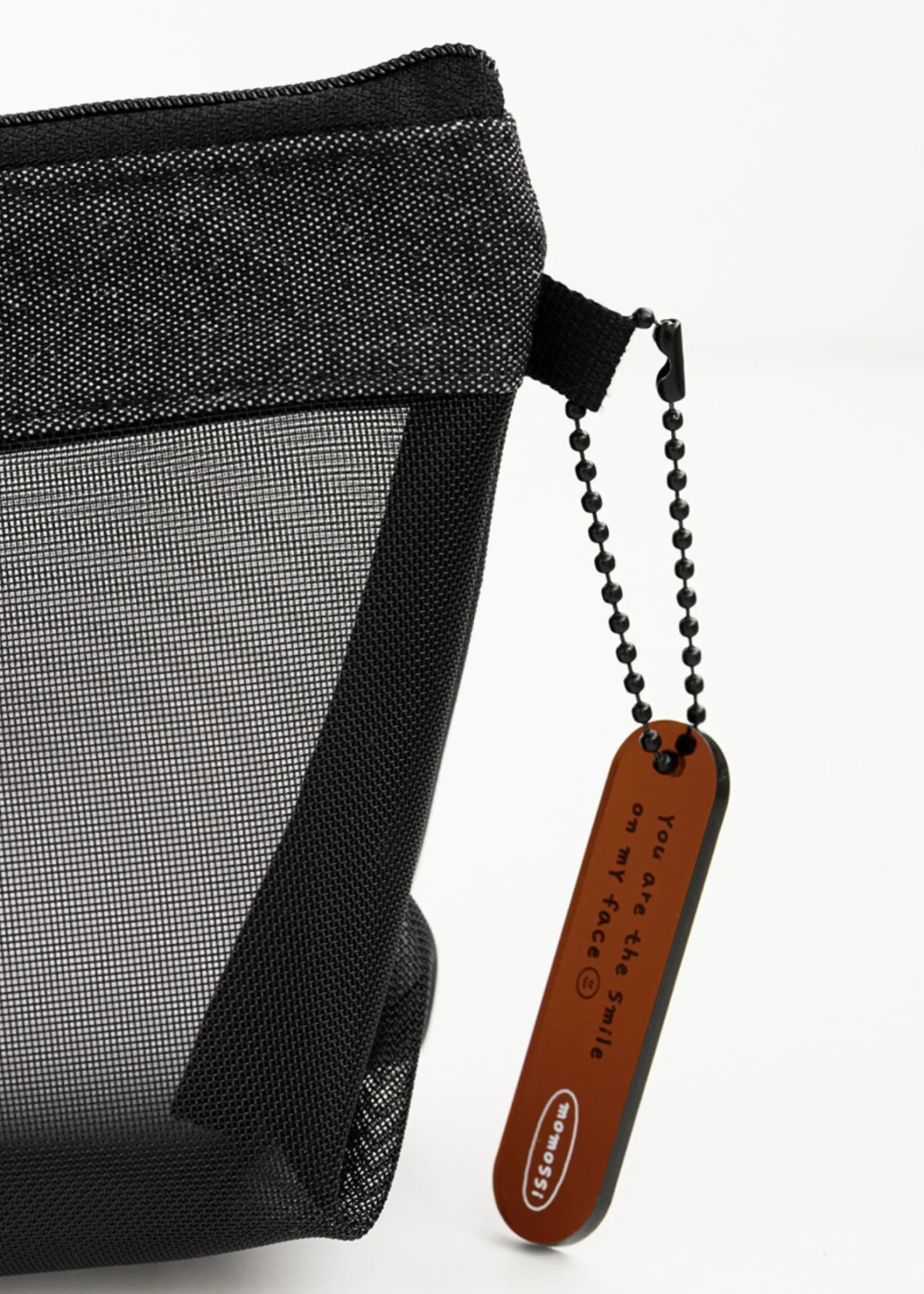 All Smiles Mesh Cosmetic Pouch