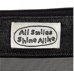 All Smiles Mesh Cosmetic Pouch