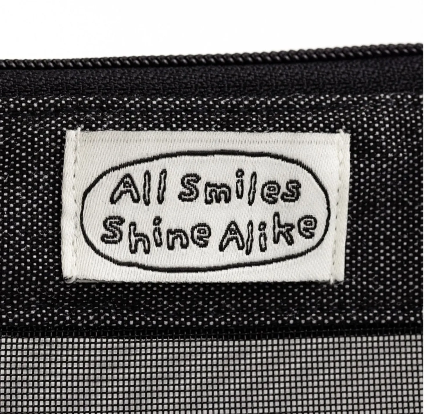 All Smiles Mesh Cosmetic Pouch