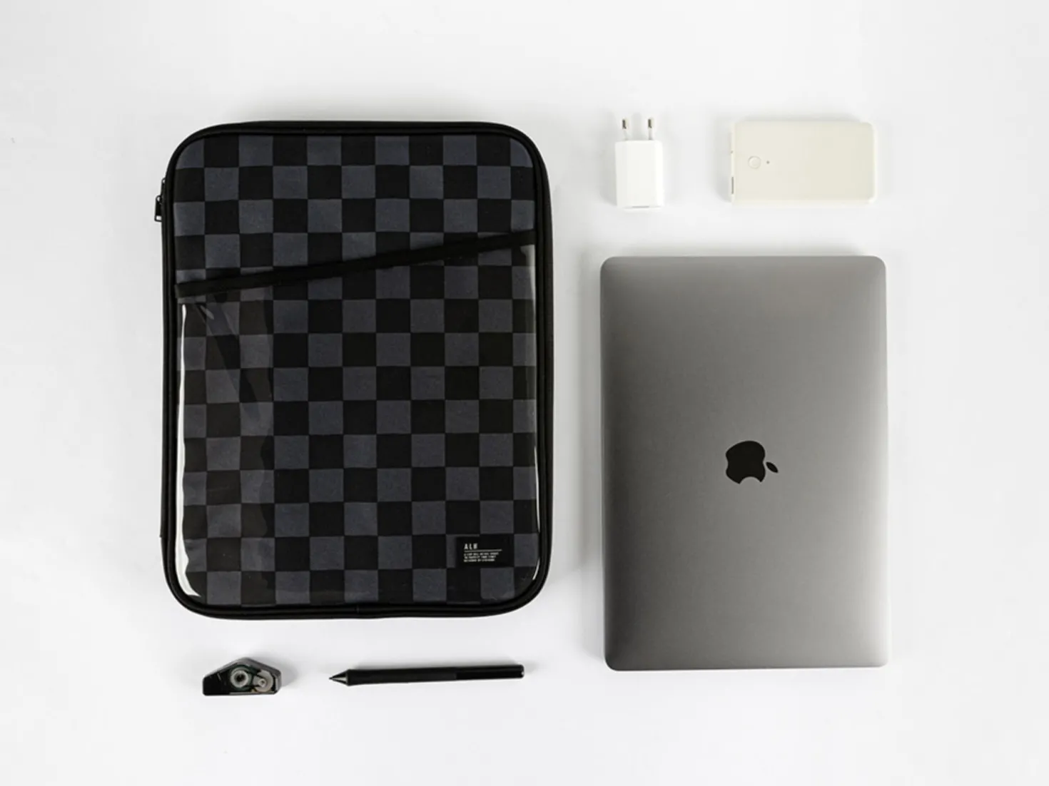 A Low Hill Check Pattern 13 in. Laptop Pouch