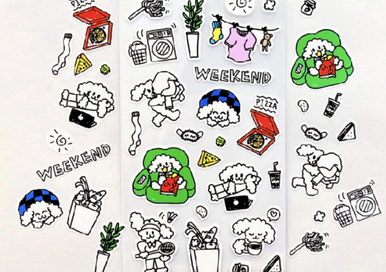 Animal Friends Drawing Sticker
