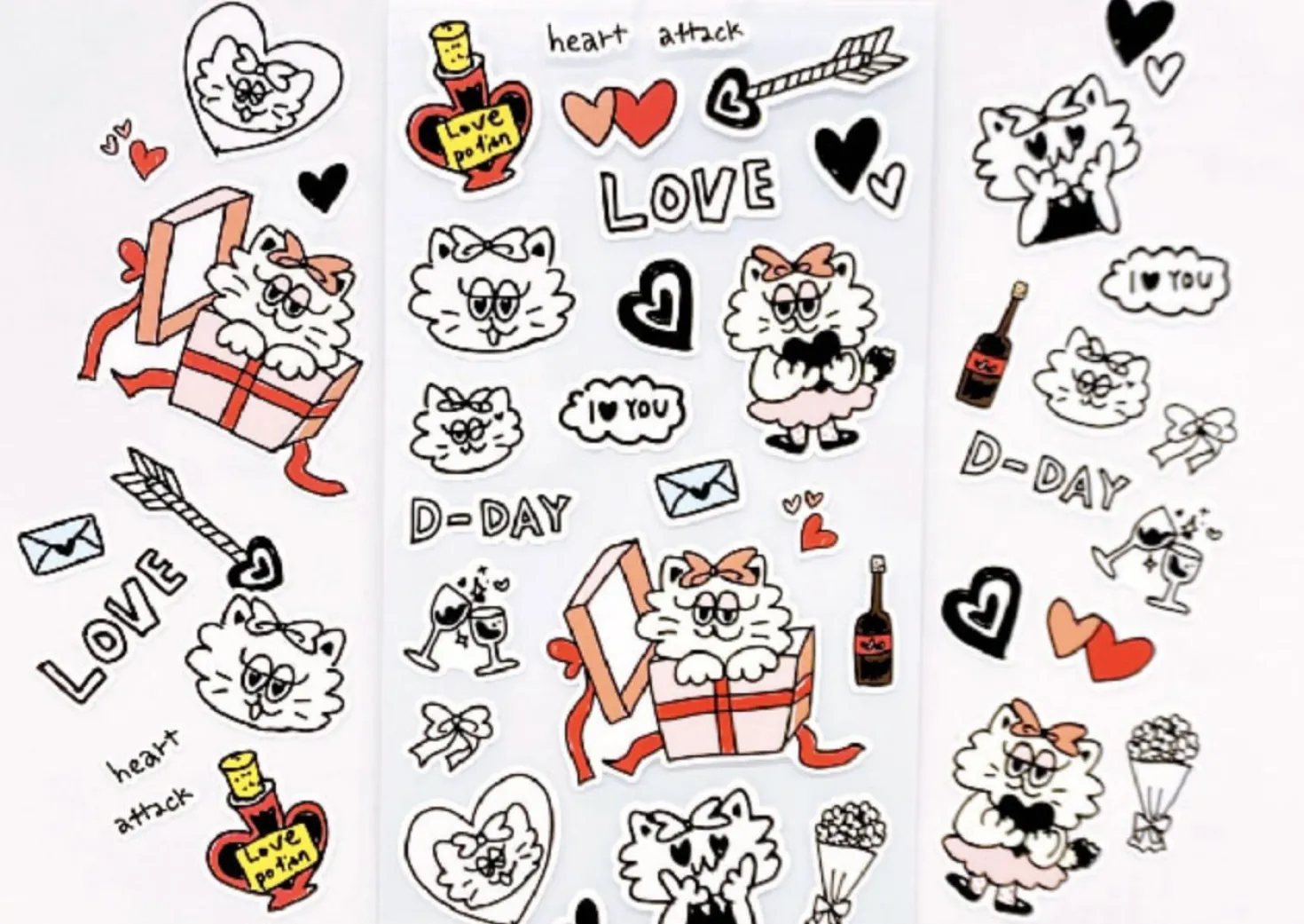 Animal Friends Drawing Sticker