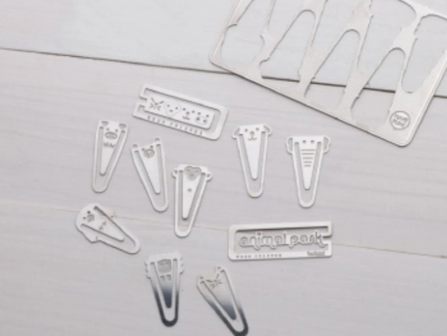 Animal Park Metal Bookmark Set