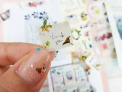 Antique Floral Deco Sticker