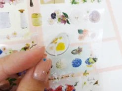 Antique Floral Deco Sticker