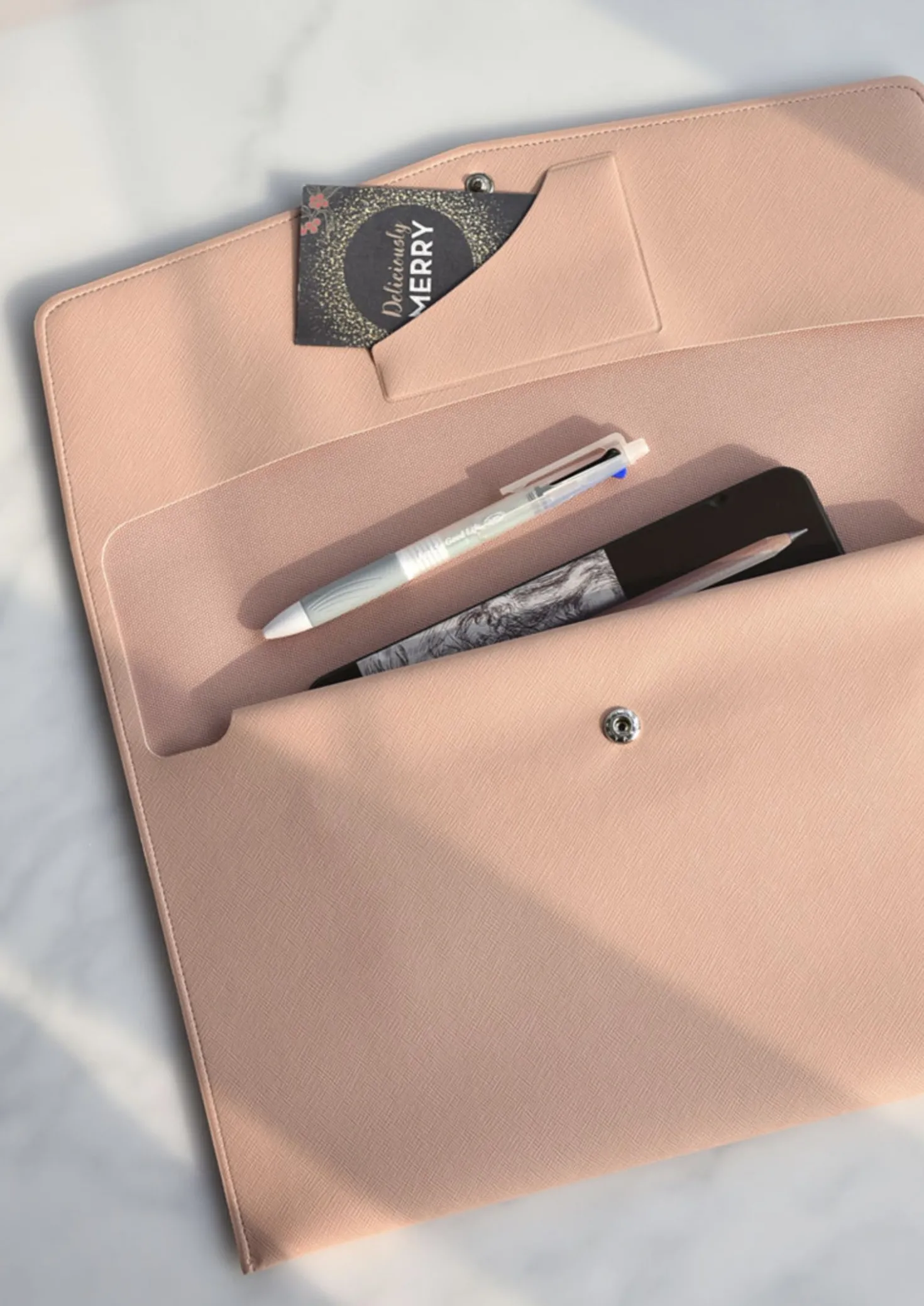 A4 Pocket Document Clutch