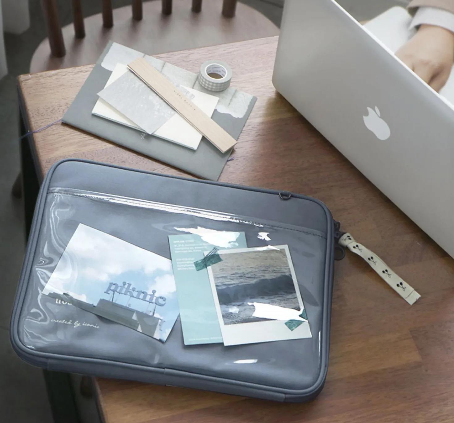 Apricity Clear Pocket 13 in. Laptop Pouch