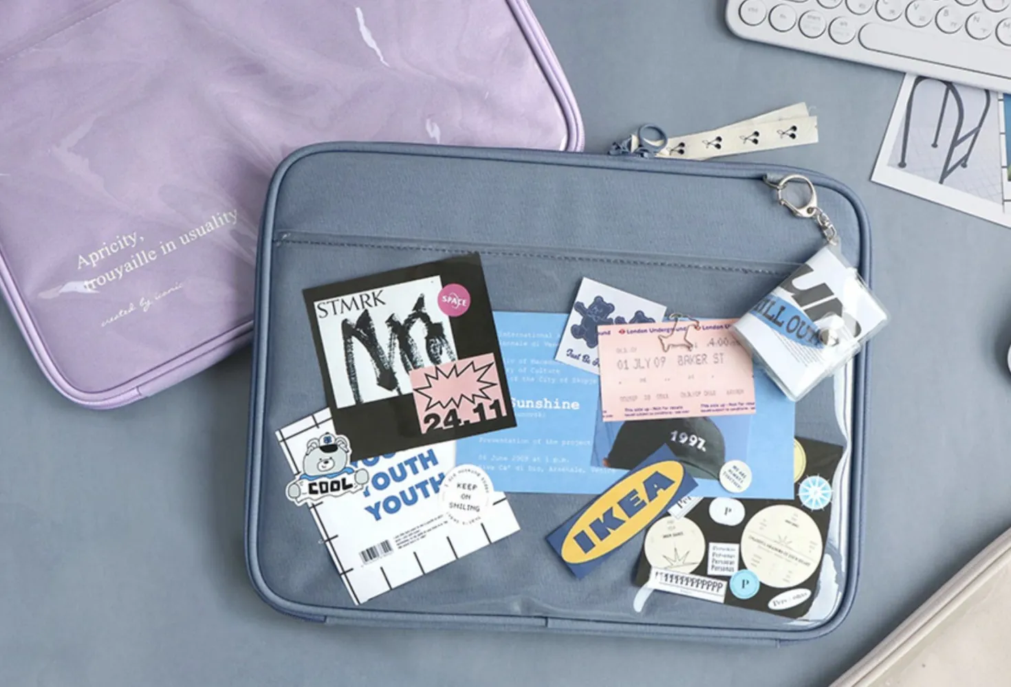 Apricity Clear Pocket 13 in. Laptop Pouch