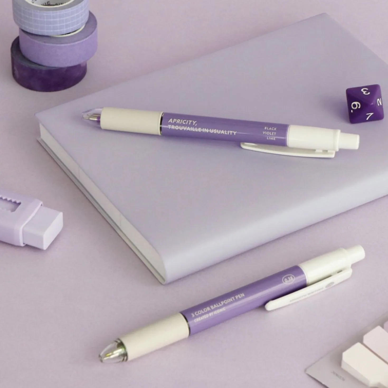 Apricity 3 Color Ball Point Pen
