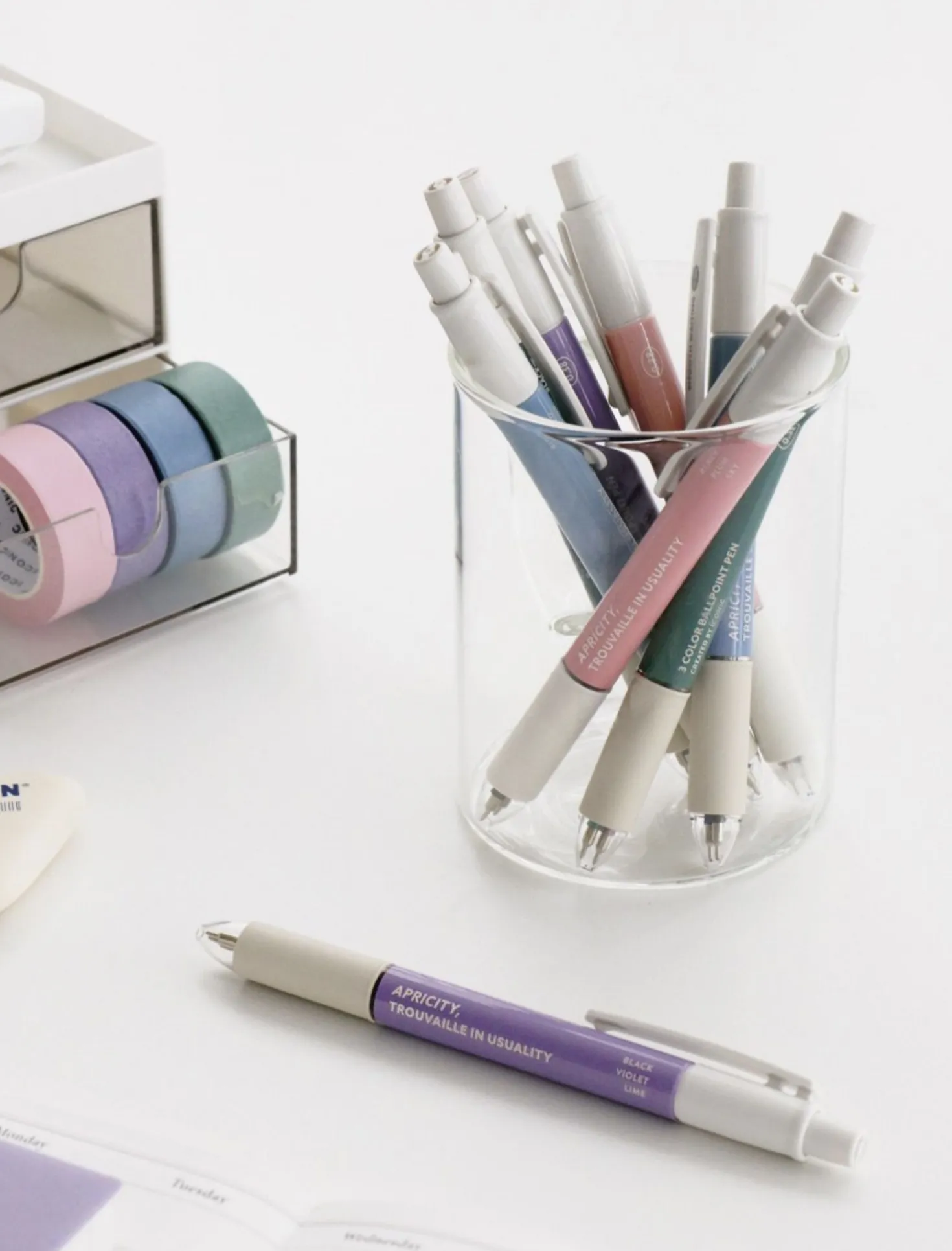 Apricity 3 Color Ball Point Pen