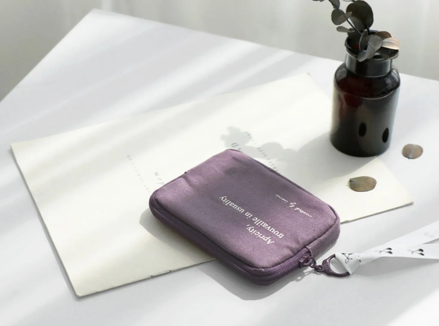 Apricity Cotton Card Pouch