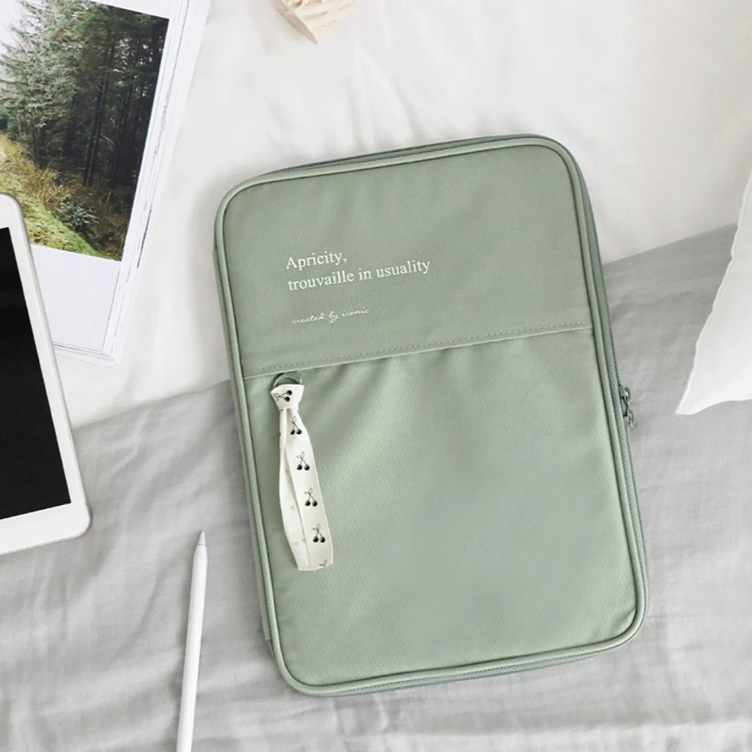 Apricity Cotton iPad Pouch