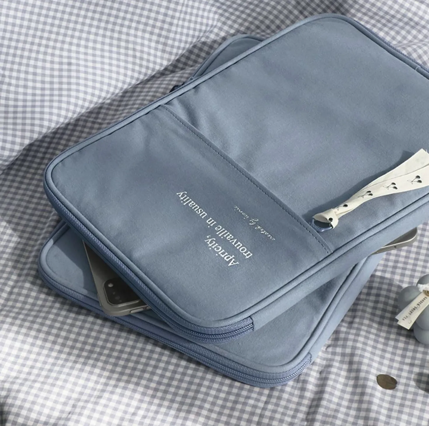 Apricity Cotton iPad Pouch
