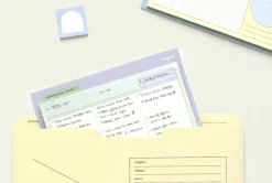 Archiving Schedule Sticky Note