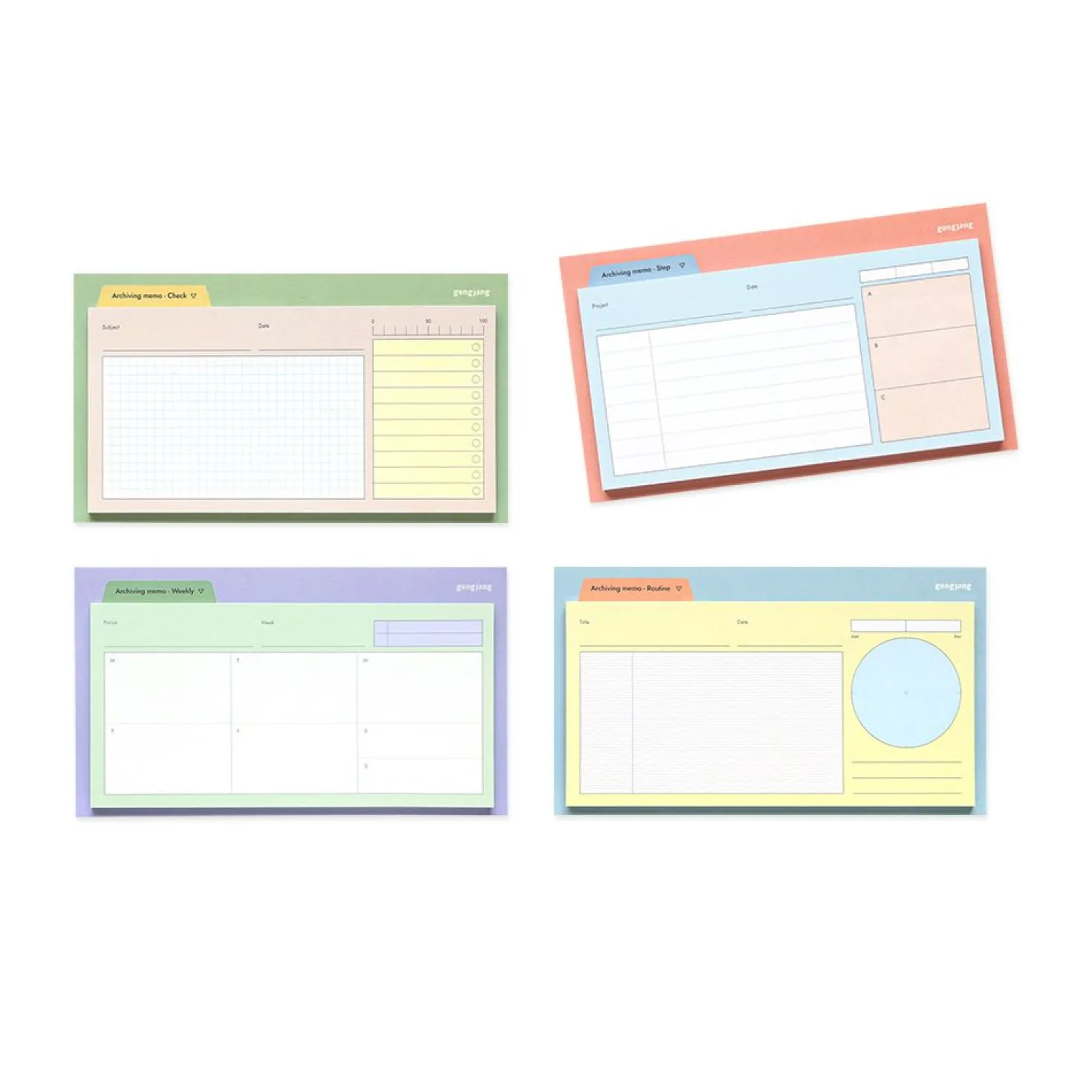 Archiving Schedule Sticky Note