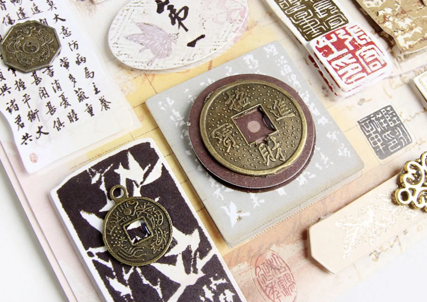 Asia Themed 3D Deco Sticker