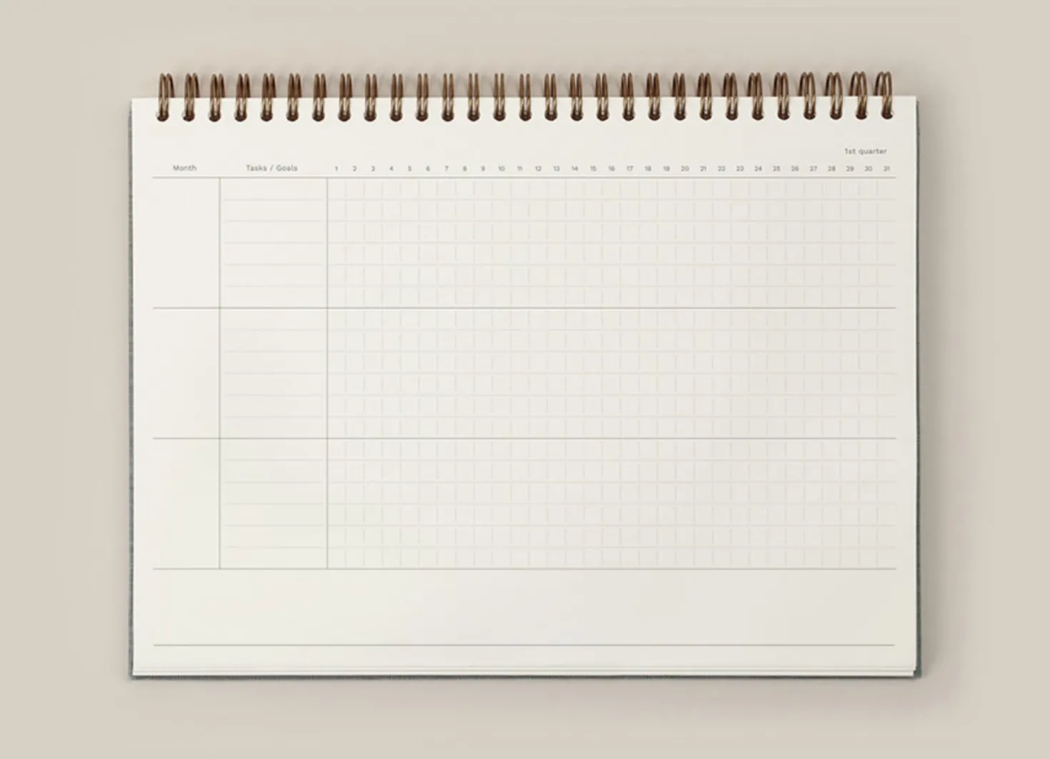 Attitude B5 Spiral Hardcover Weekly Planner
