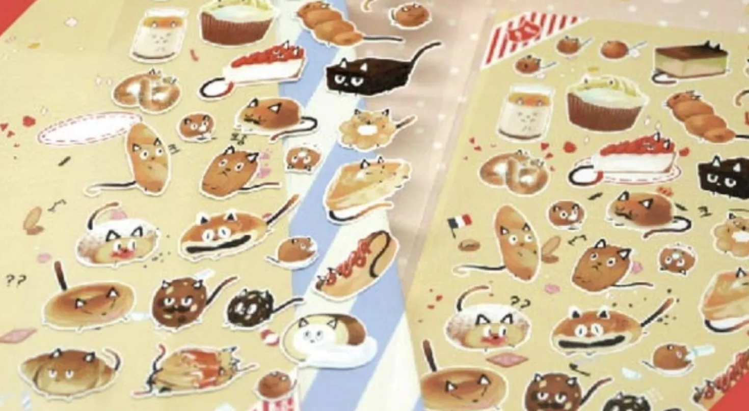 Bakery Cat Emoji Sticker