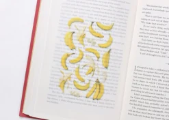 Banana Pressed Fruit Sticker