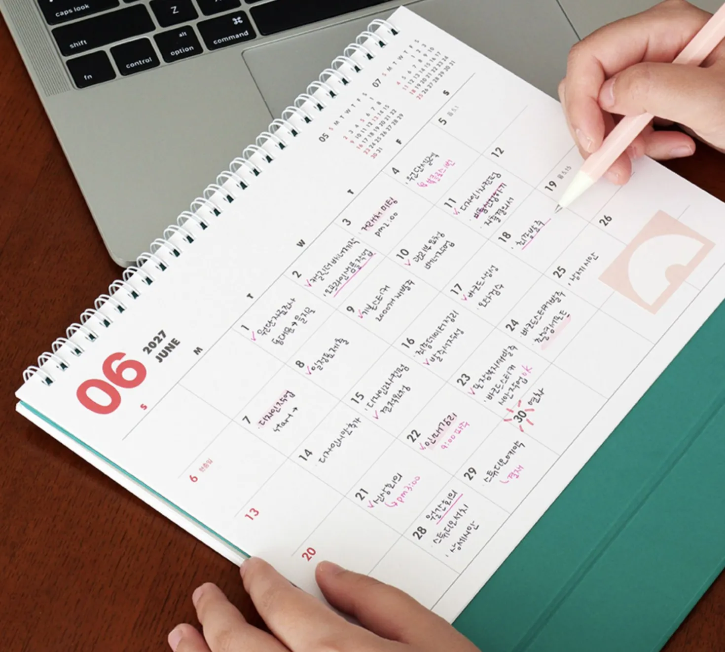 2026-2027 Basic Desk Calendar
