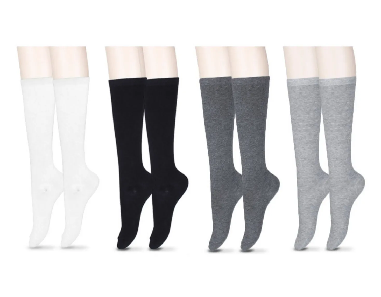 Basic Knee-high Women Socks