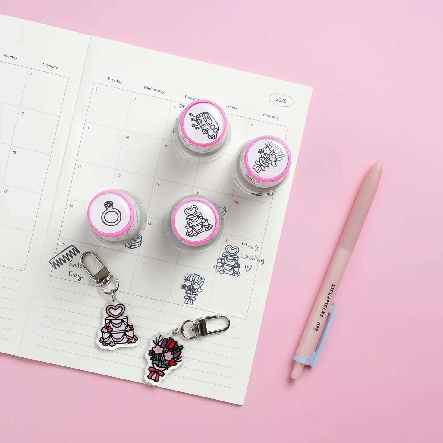 2026 Basic Monthly Planner