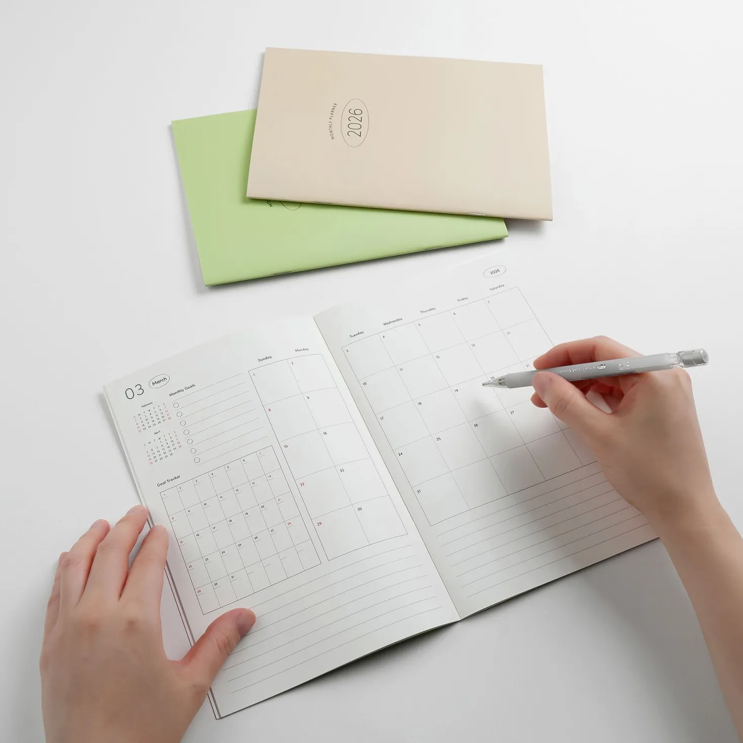 2026 Basic Monthly Planner