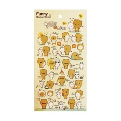 Bear & Bunny's Love Story Sticker