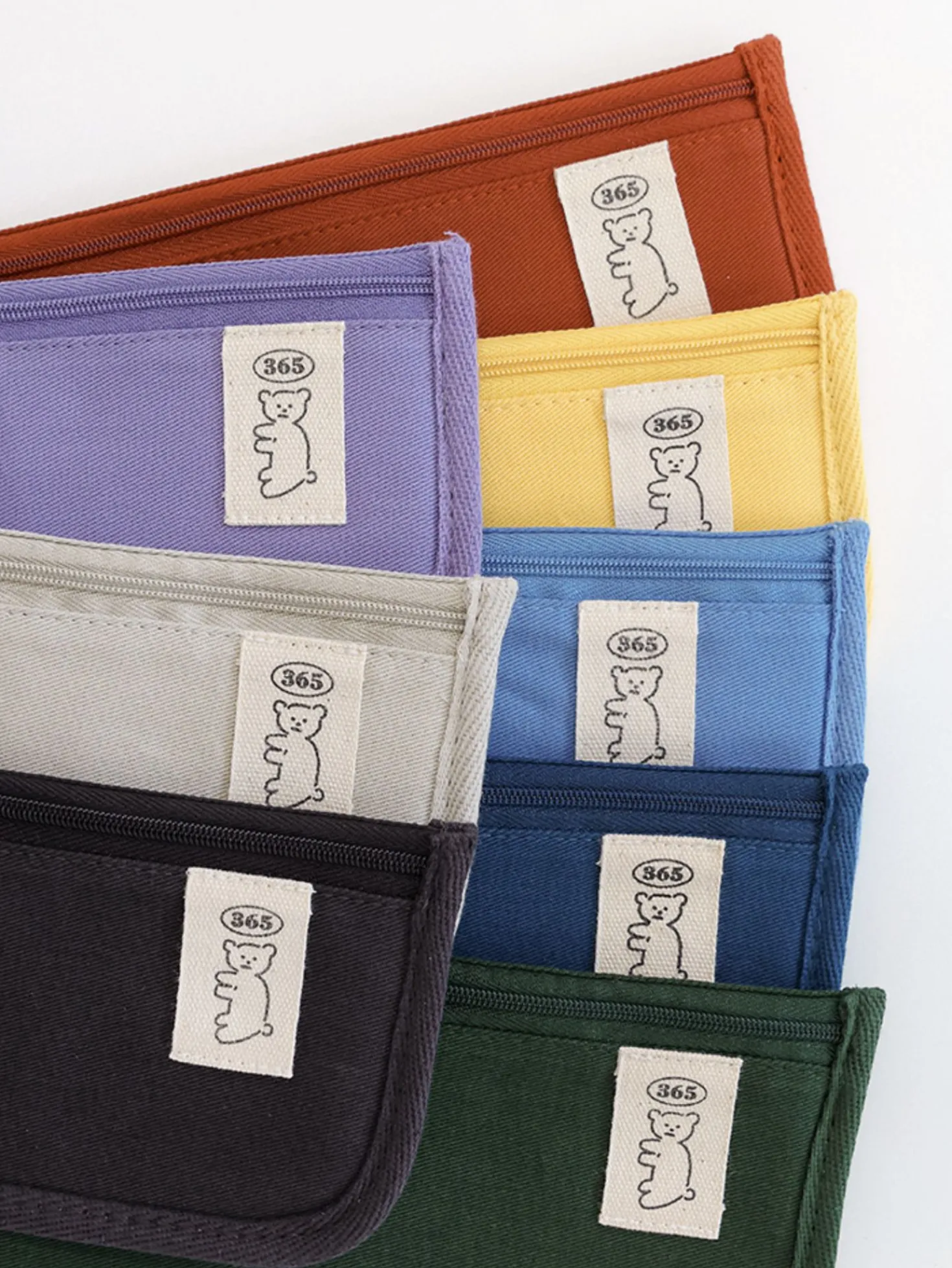 Bear Slim Cotton Pen Pouch