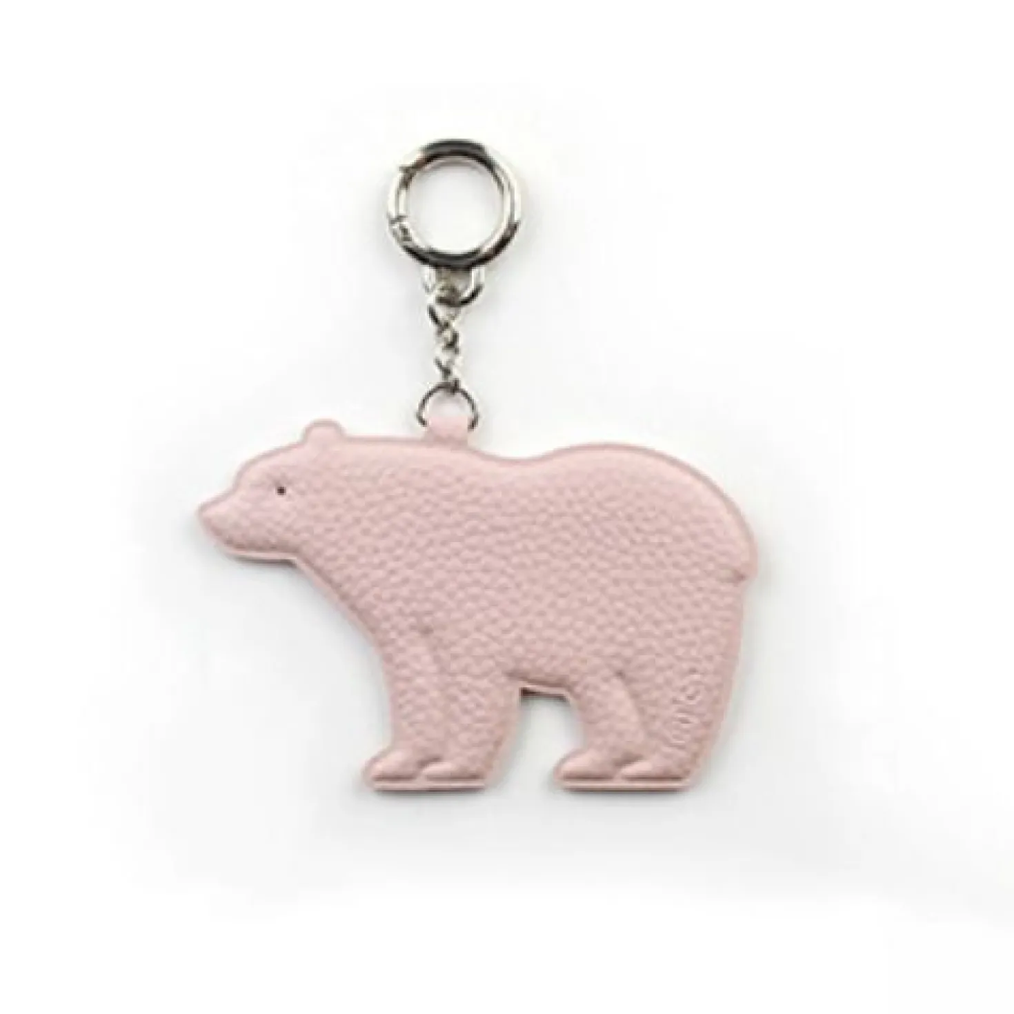Bear Vegan Leather Key Ring