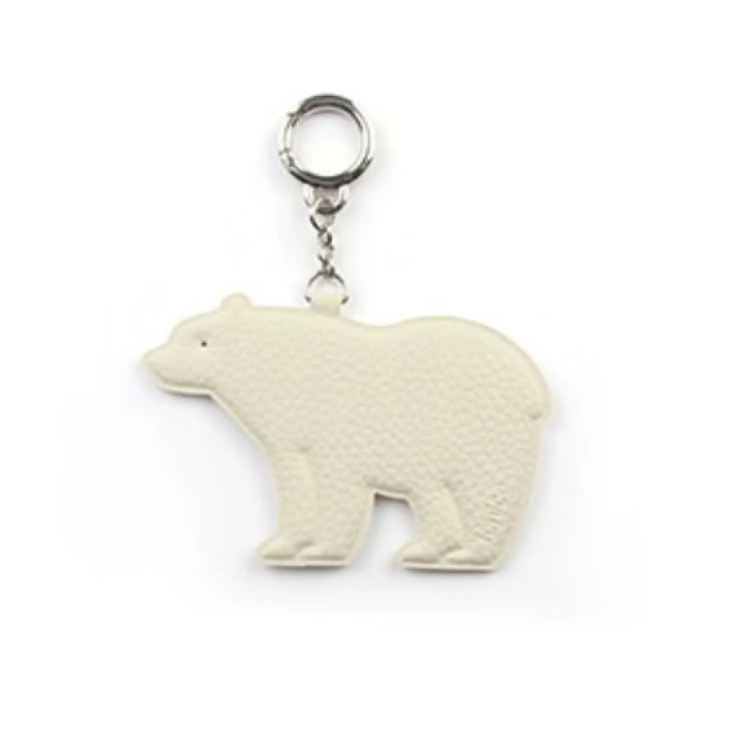 Bear Vegan Leather Key Ring