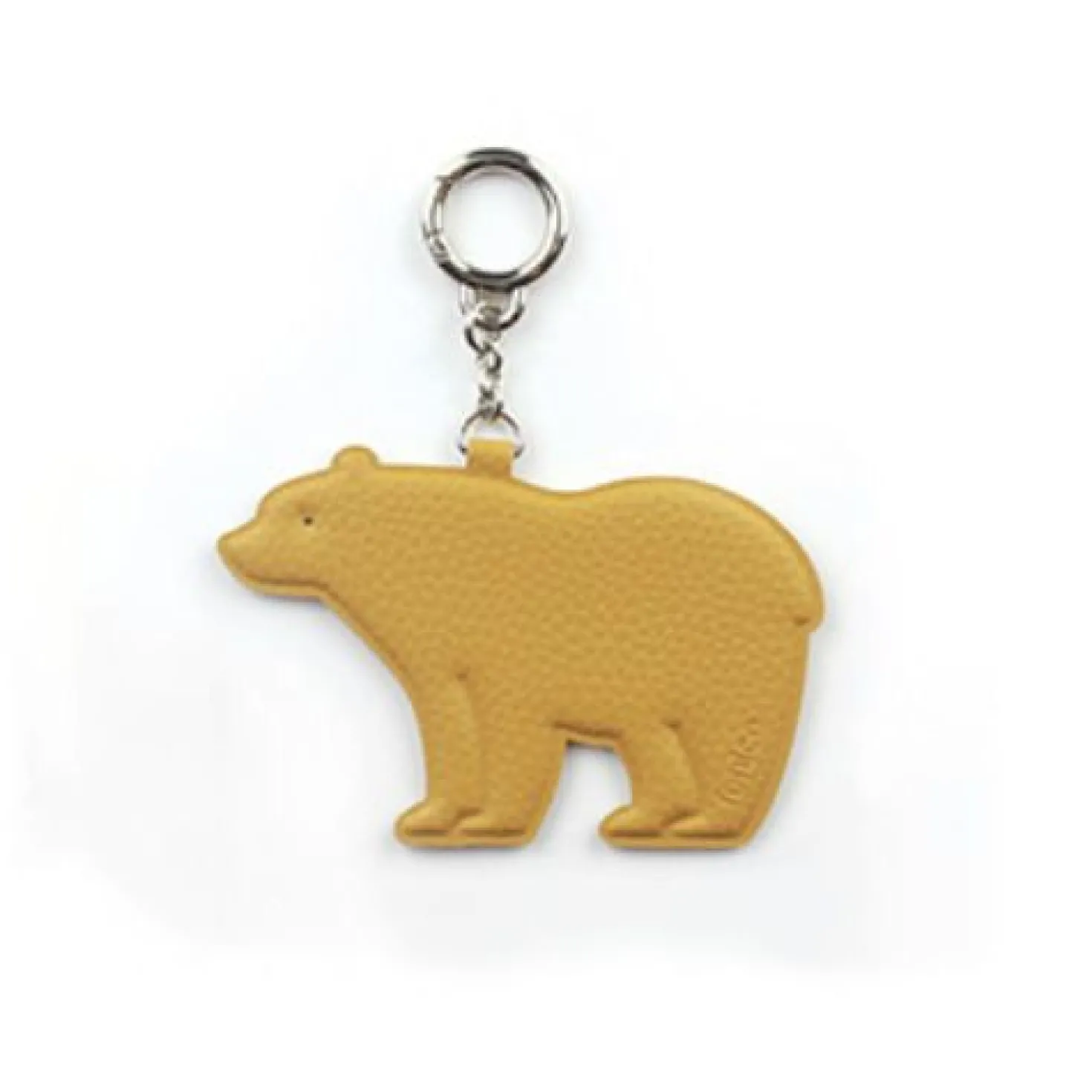 Bear Vegan Leather Key Ring