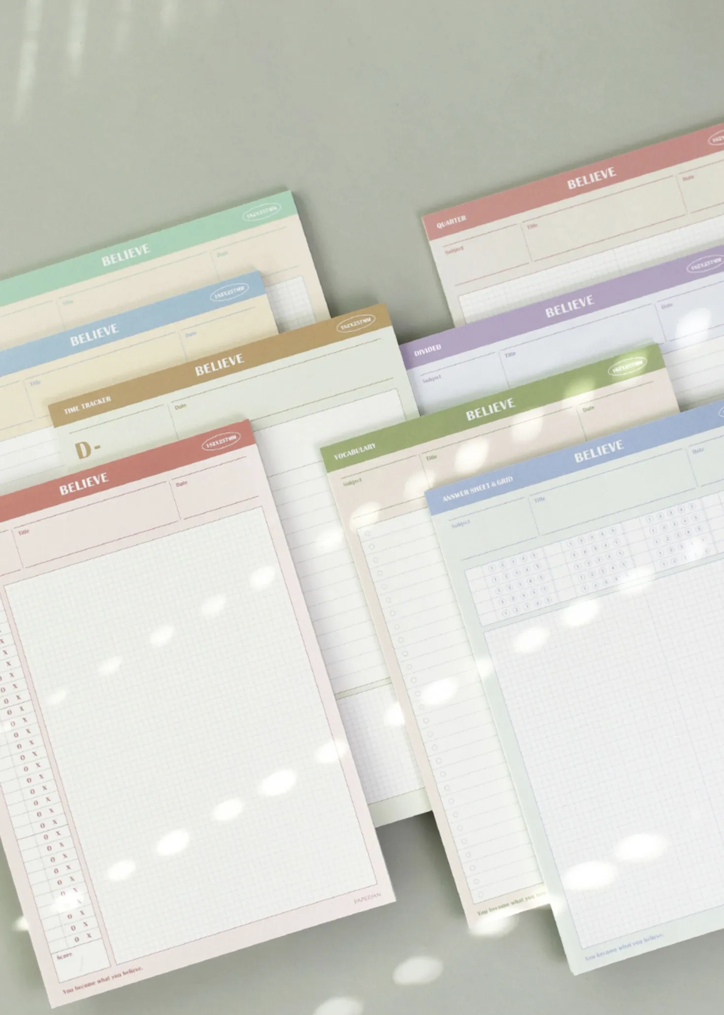 Believe B5 Study Notepad