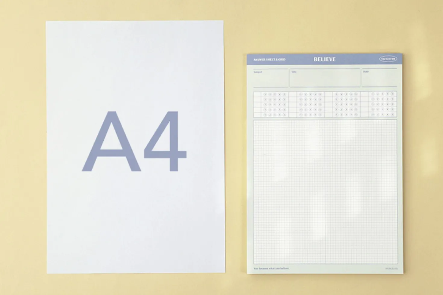 Believe B5 Study Notepad