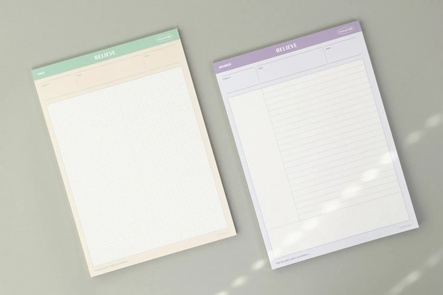 Believe B5 Study Notepad