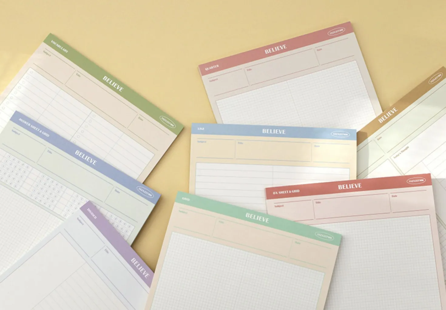 Believe B5 Study Notepad