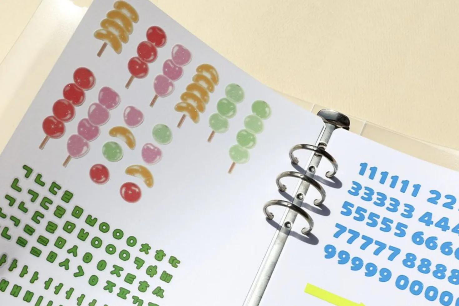 Be On D Sticker Book 6 Ring A5 Refill