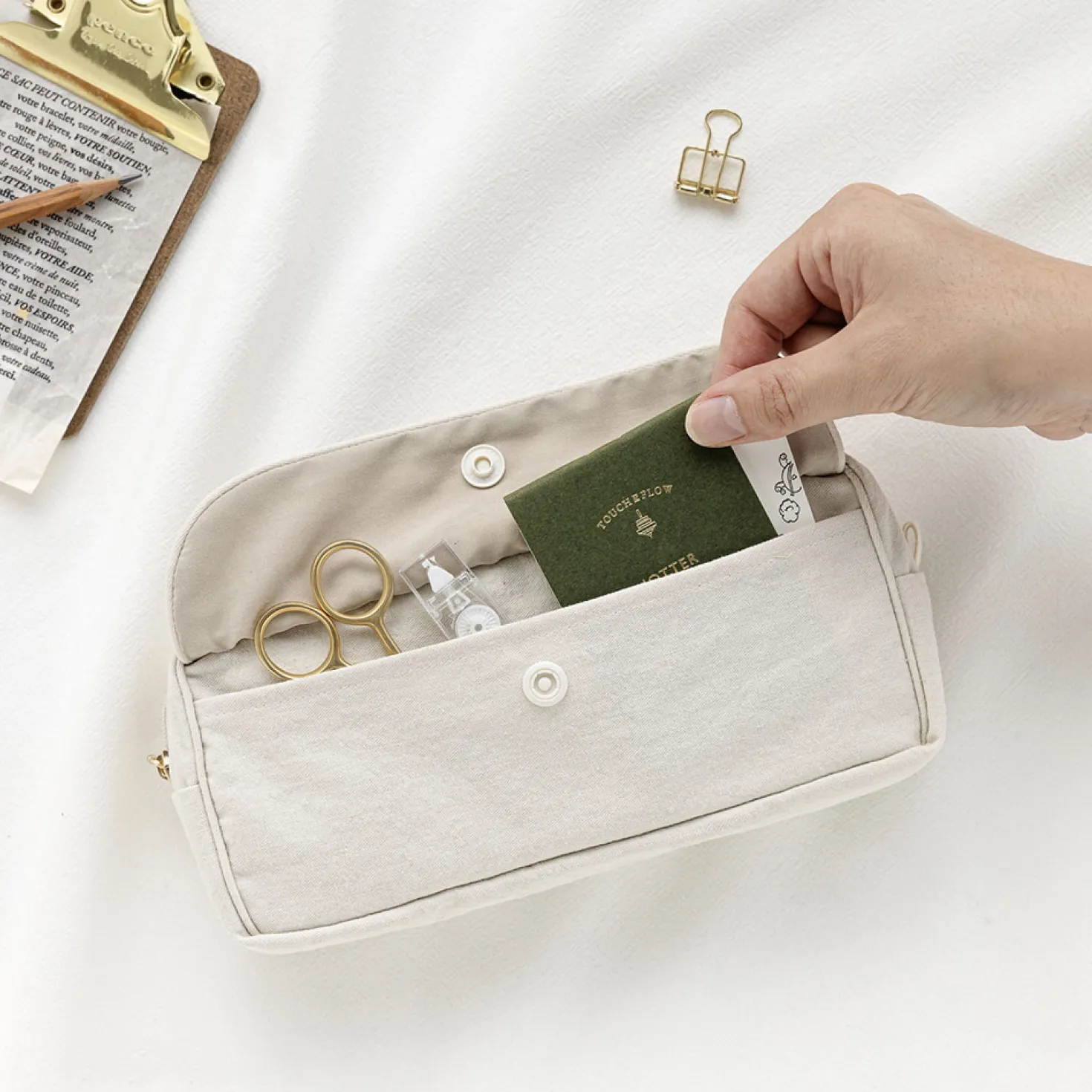 Big Piyo Snap Pen Pouch