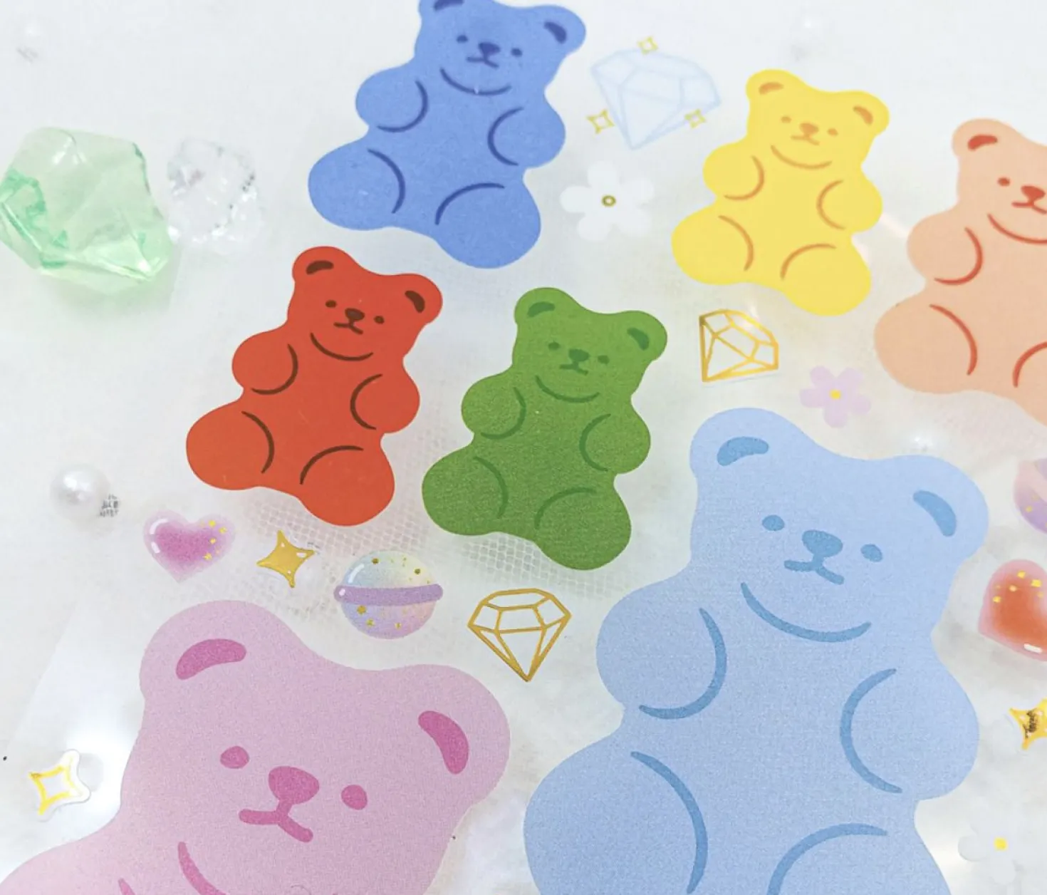 Big Size Jelly Bear Sticker