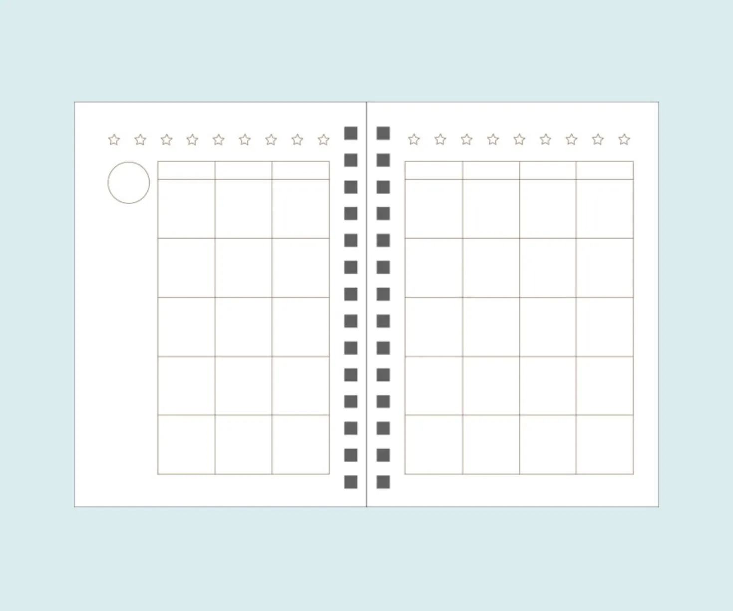 Bits and Pieces Mini Weekly Planner
