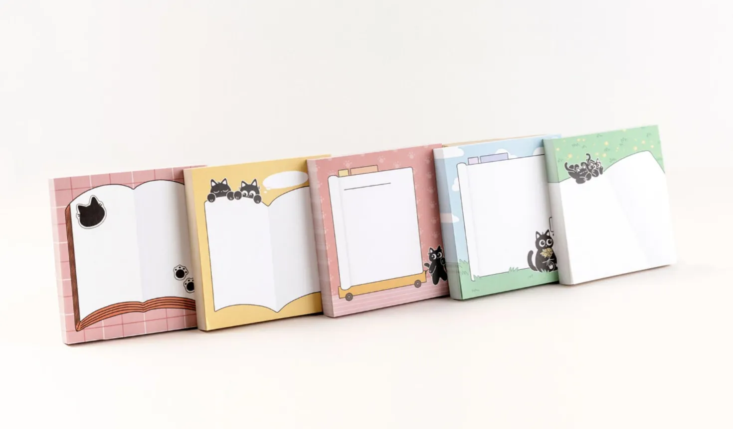 Black Cat Book Memo Pad