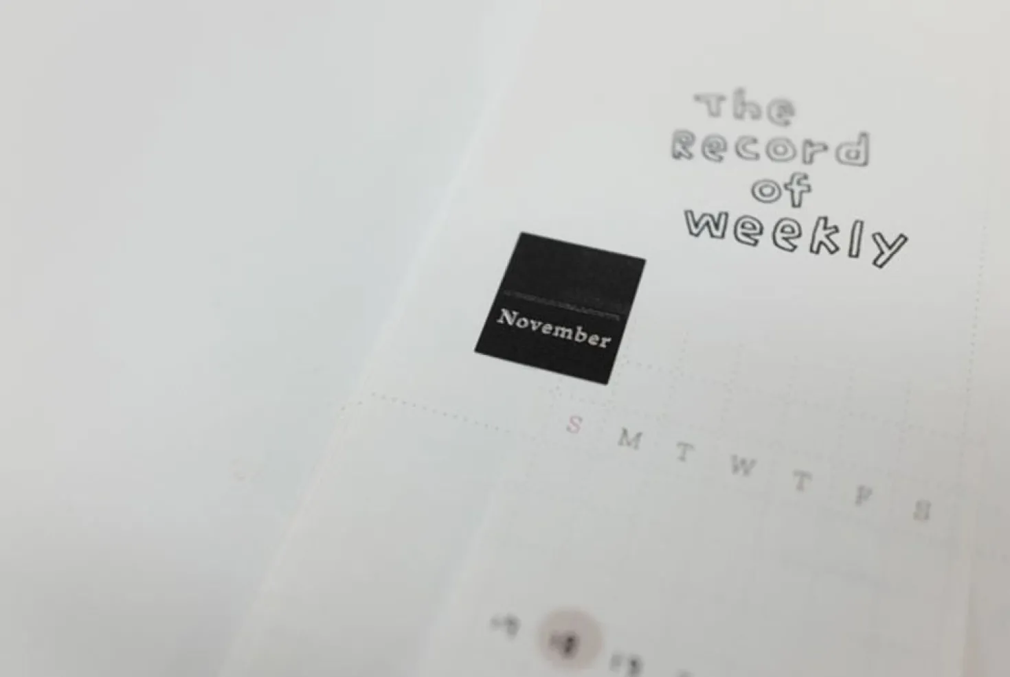 Black & White Index Sticker Set