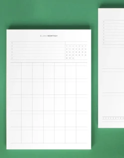Blank Planning Notepad