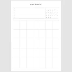 Blank Planning Notepad